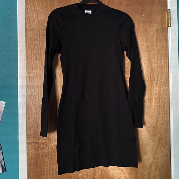 NWT Victoria’s Secret PINK Black Cotton Dress - Picture 2 of 7